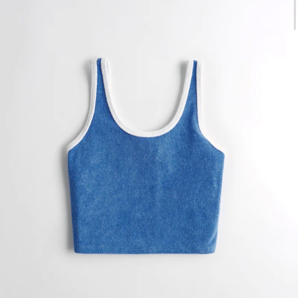 Hollister Terry Tank XL Blue